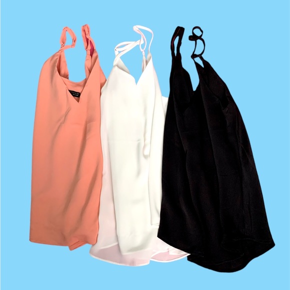 $13 each! 3 xs camis black, ivory, watermelon - Picture 9 of 9